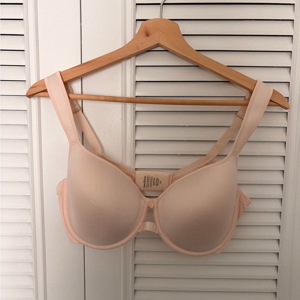 ThirdLove 24/7 Classic Perfect Coverage Bra in Soft Pink 34E